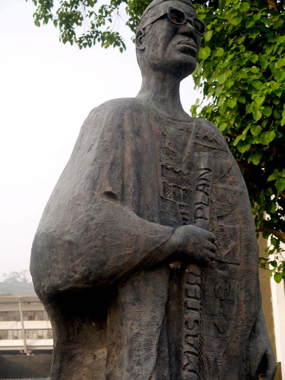 I didn't notice Awolowo was holding the “Master Plan”