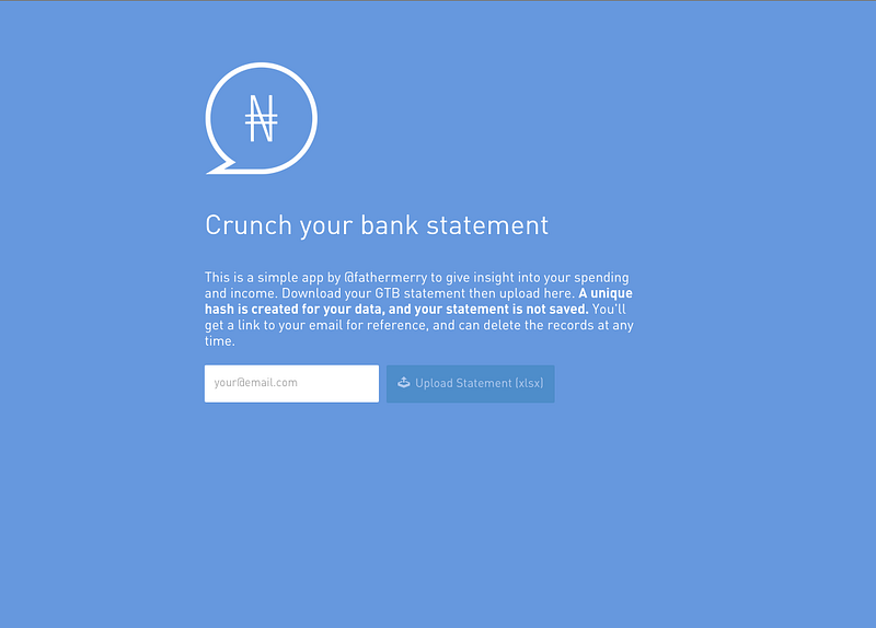 Cruncher 1.0. Designed to scratch an itch