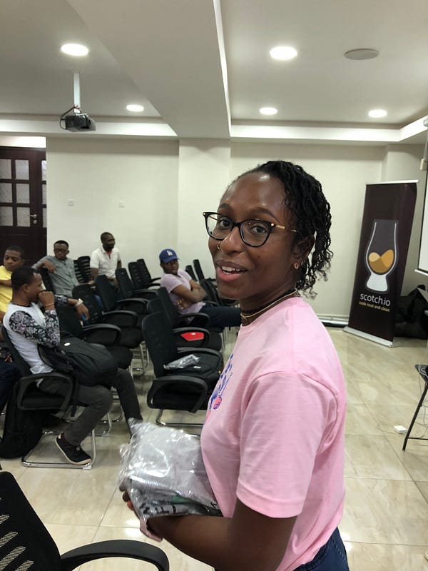 L: We took a big L / R: Ire sharing Frontstack tees