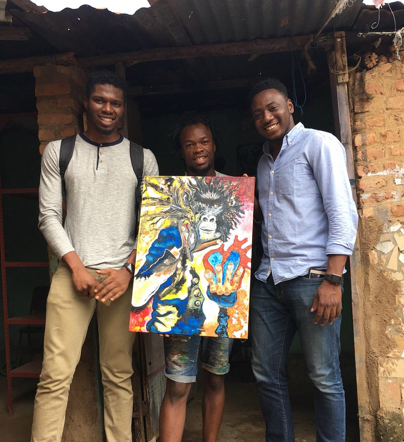 L: Bungee Jumping, Kampala / R: Willy the amazing guy, Kigali