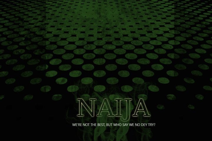 I made this poster in 2010 championing this rubbish “at least we tried” Nigerian mentality. Eww.