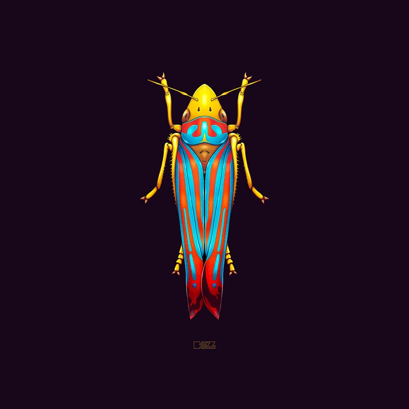 Kaz is drawing alien machines and sharing with the hashtag [#JewelBestiary](https://mobile.twitter.com/hashtag/JewelBestiary?src=hashtag_click). If you thought to yourself “but that looks an insect” you’re missing the point.