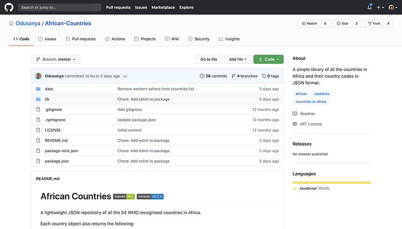 Tomi maintains a repo of African countries on [Github](https://github.com/odusanya/african-countries) and is [learning WebGL](https://twitter.com/OdusanyaTomi/status/1200088942239989760?s=20).