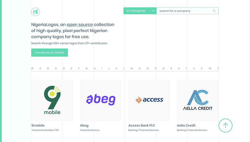 Chinonso designed [NigeriaLogos](https://nigerialogos.com/), an open source collection of logos for public use.