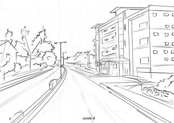 First sketches of location design